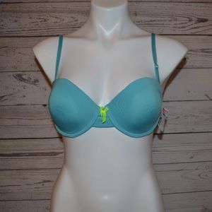 Deb Blue Padded Underwire Bra Movable Straps 38C
